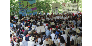 Rechazo al fracking en la huasteca