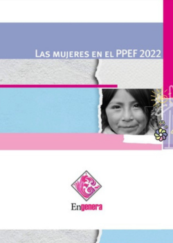 portada del documento las mujeres en el PPEF 2022